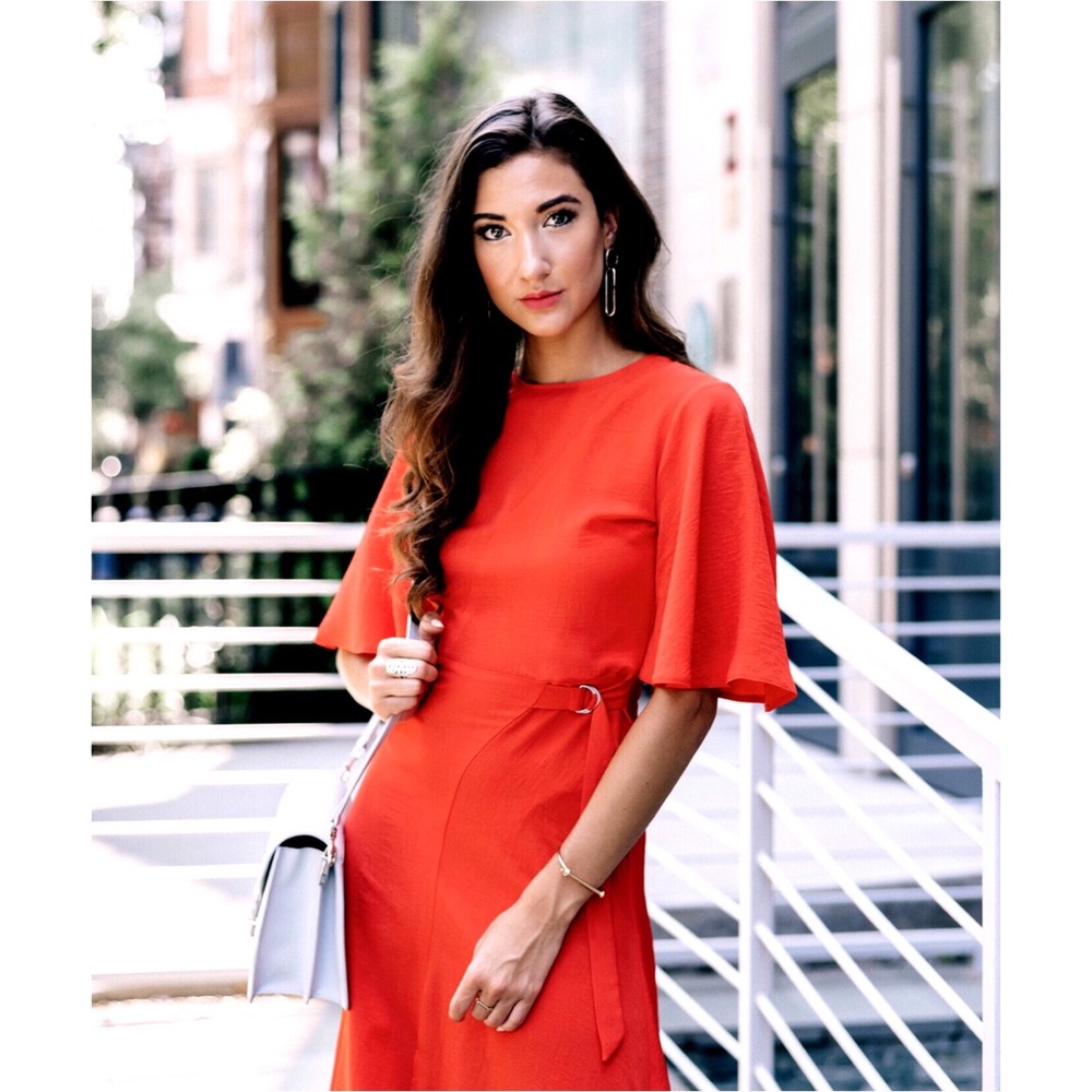 Topshop Asymmetrical Dress